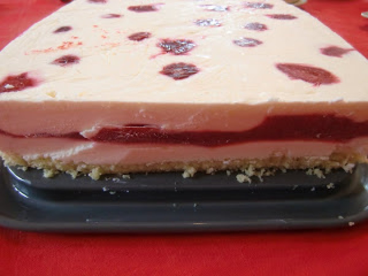 TORTA QUADRO D'AUTORE DI MONTERSINO (VERSIONE AI SOLI LAMPONI)