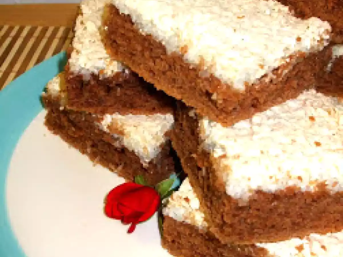 Torta rettangolare al cocco - foto 2