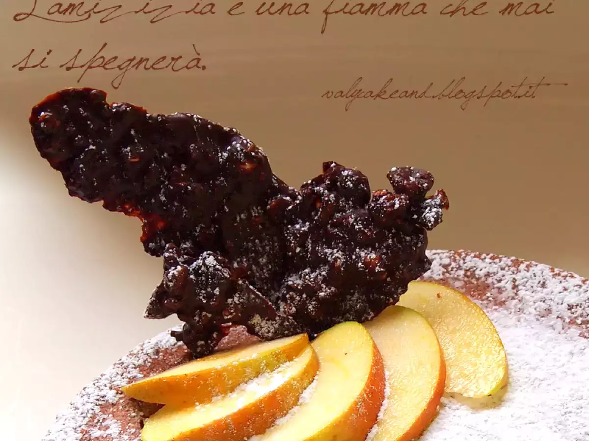 Torta ricotta mele e cioccolato - foto 2