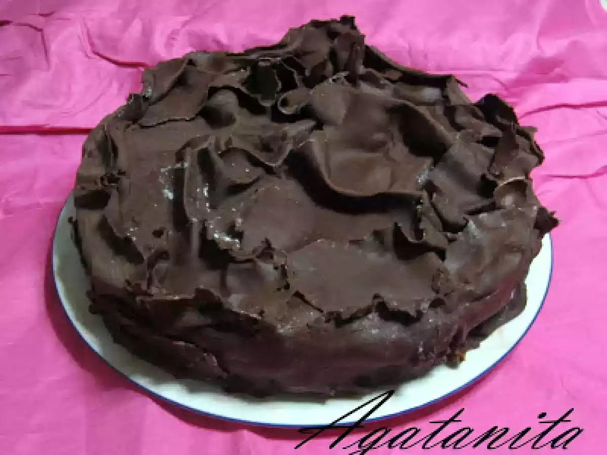 Torta rocher e cioccolato plastico