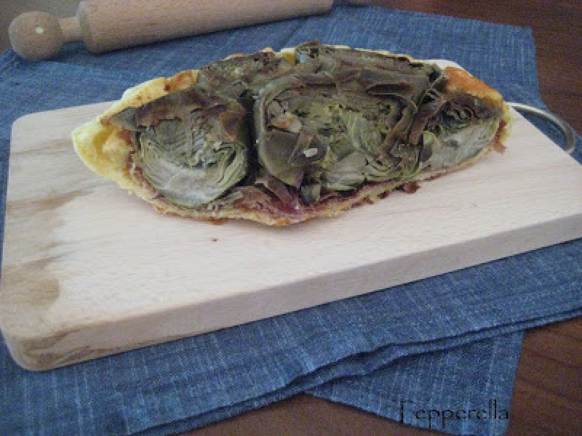 Torta rovesciata ai carciofi