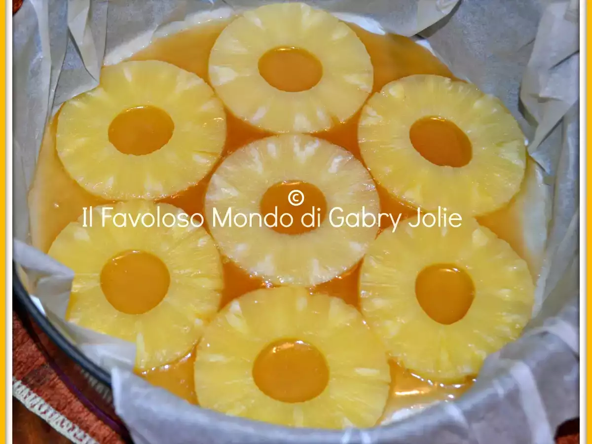 Torta rovesciata all'ananas - foto 2