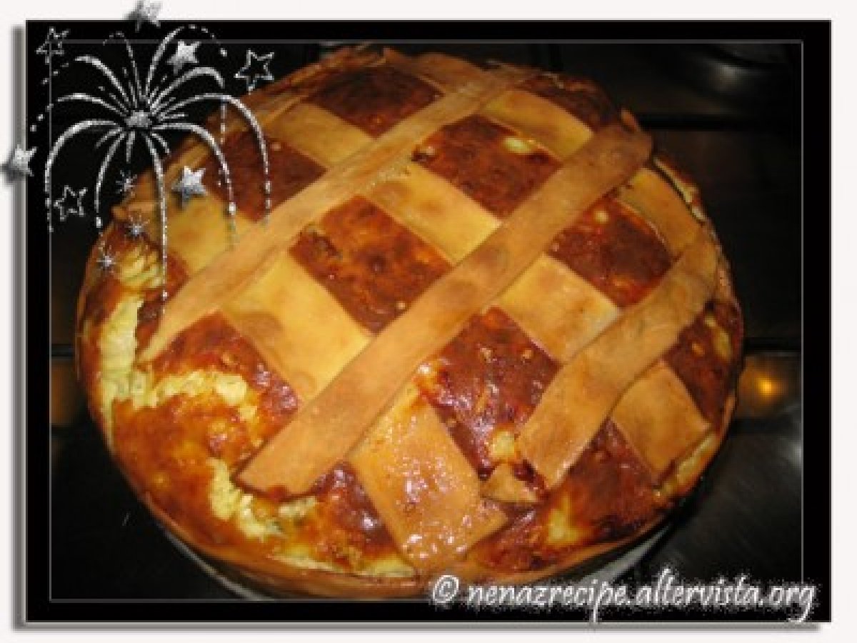 Torta rustica con ricotta e salame - foto 2