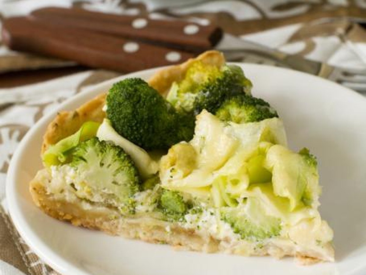 Torta salata ai broccoli