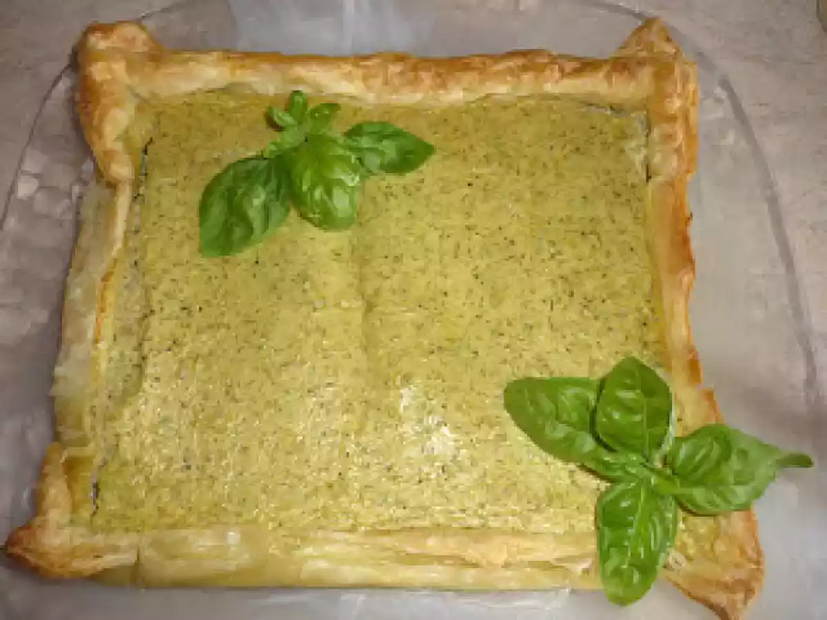 TORTA SALATA ALLA MOUSSE DI ZUCCHINE E CAPRINO