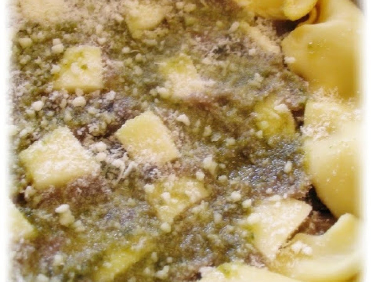 Torta salata alle melanzane e pesto, foto 1