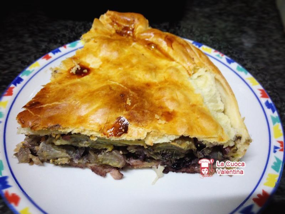 Torta salata con bietole alla pizzaiola