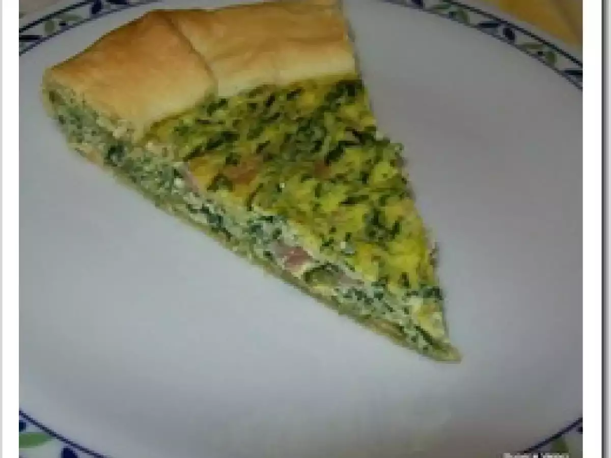 Torta salata con erbette e zucchine - foto 3