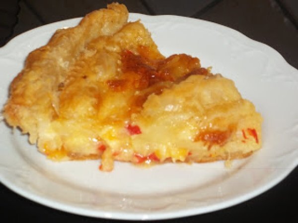 TORTA SALATA CON PEPERONI E PATATE, foto 4