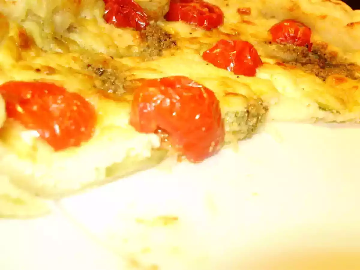 TORTA SALATA CON STACCHINO E PESTO