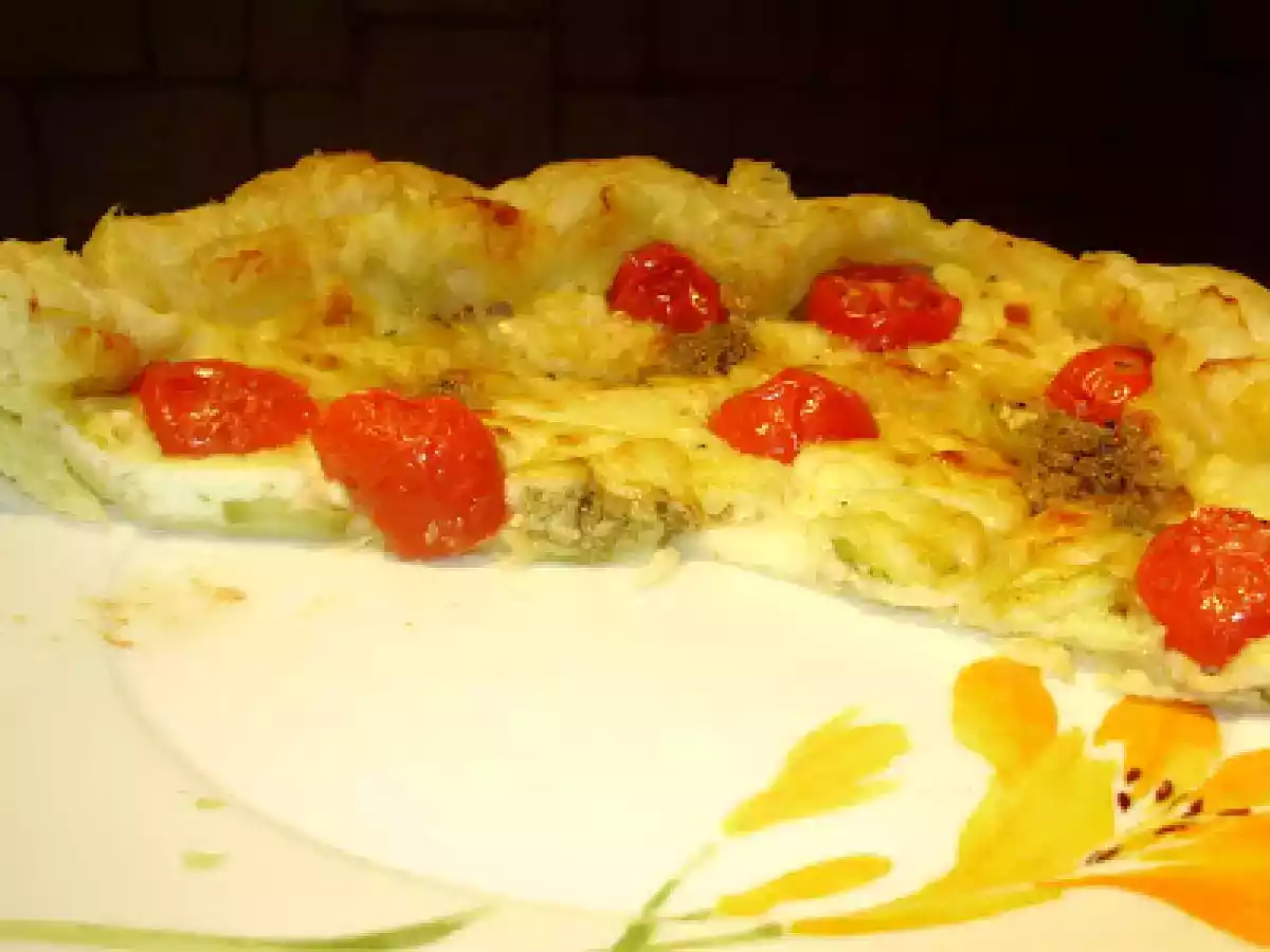 TORTA SALATA CON STACCHINO E PESTO - foto 3