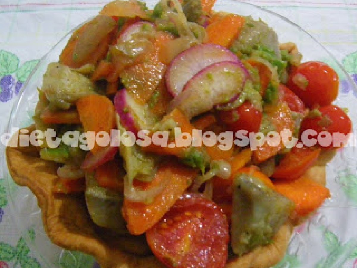 Torta salata con Verdure e Gamberi