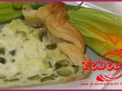 Torta salata cona zucchine e ricotta, foto 2