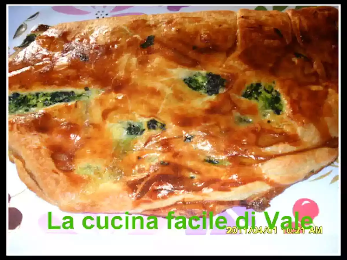 Torta salata di spinaci e mozzarelle delle mie scampagnate primaverili