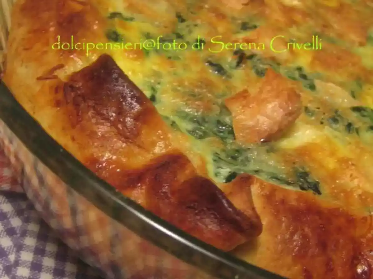 TORTA SALATA DI VERDURE E UOVA di Dolcipensieri