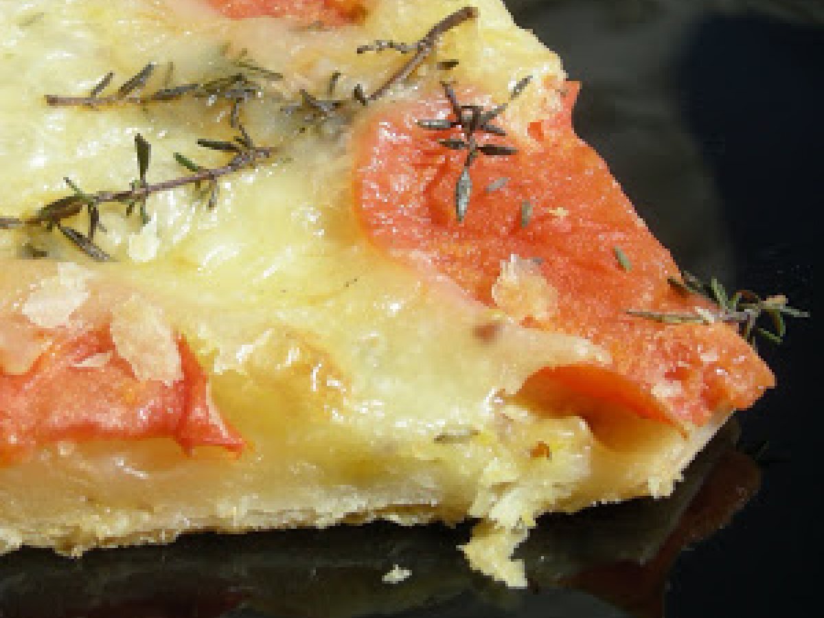 Torta salata formaggio, pomodoro e...senape!