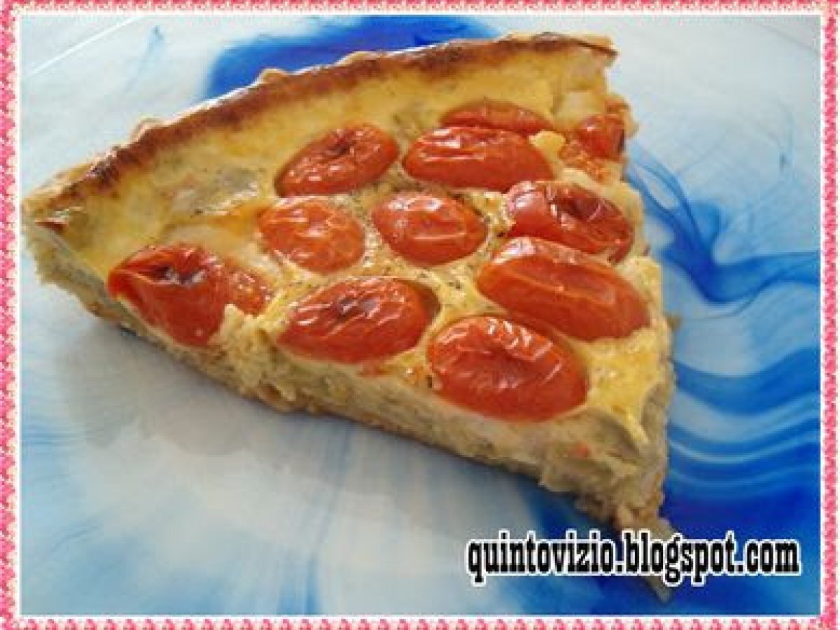 Torta salata melanzane e provola