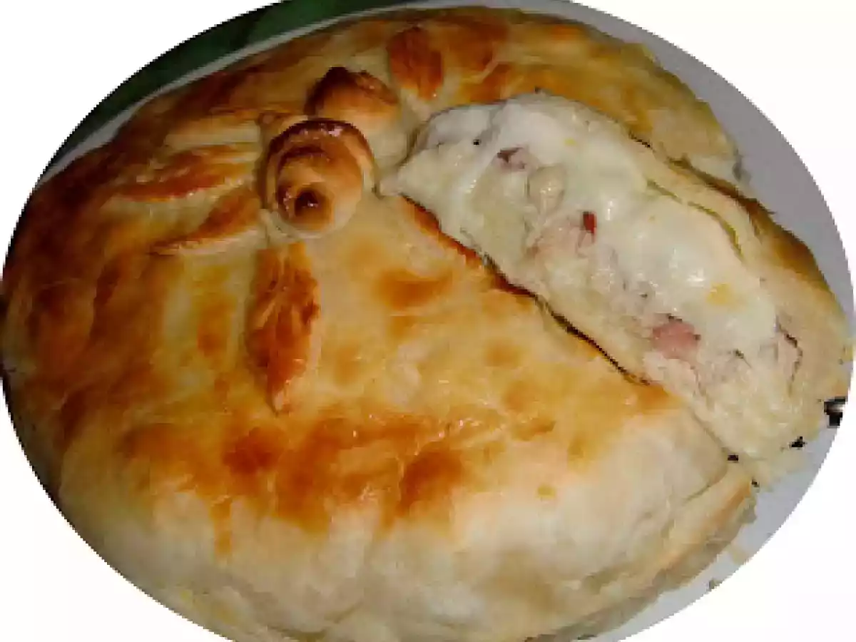 TORTA SALATA POLLO E PATATE