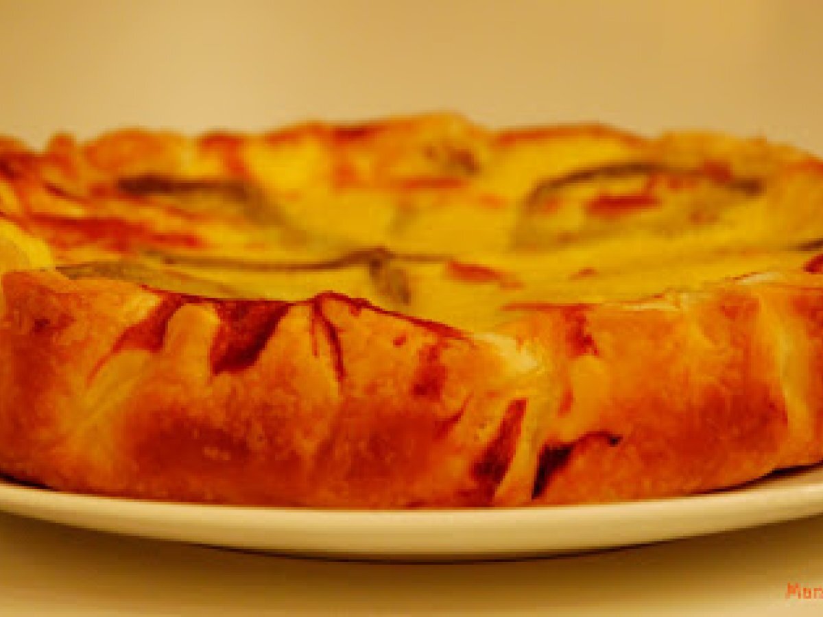 Torta salata zucca e carciofi