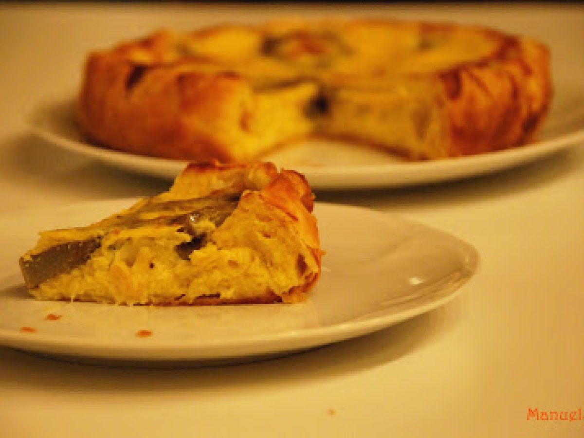 Torta salata zucca e carciofi - foto 3