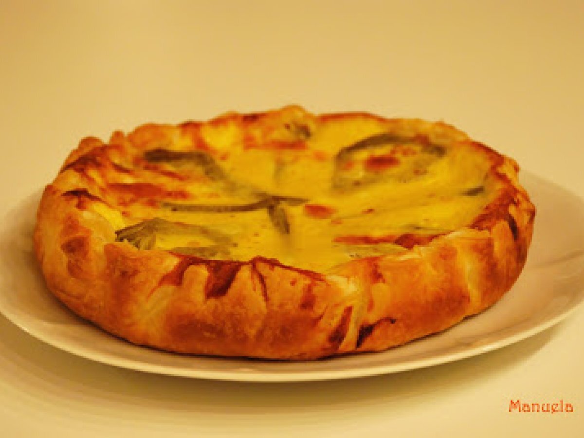 Torta salata zucca e carciofi - foto 4