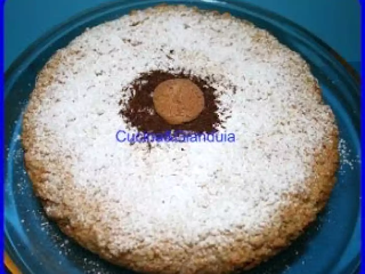 Torta sbriciolata di ricotta, amaretti e cioccolato