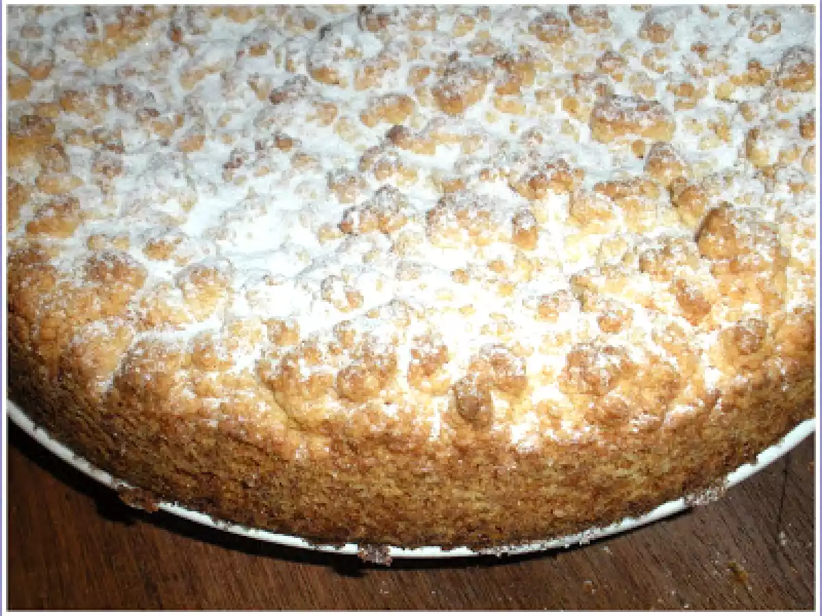 TORTA SBRICIOLATA di RICOTTA e AMARETTI di Elena Di Giovanni - foto 2