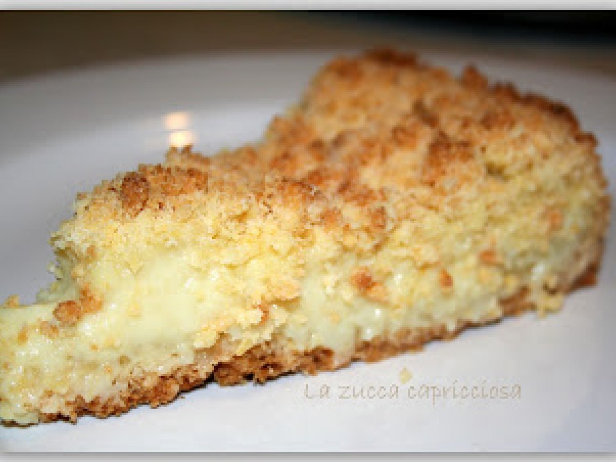 Torta sbriciolona con crema di limone.... di Zia Dada