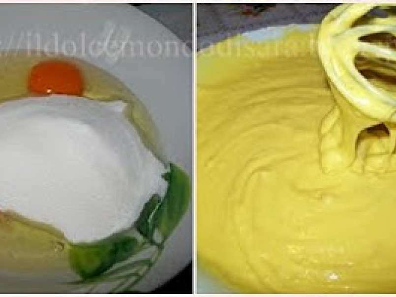 Torta soffice alla crema bianca e marmellata - foto 2