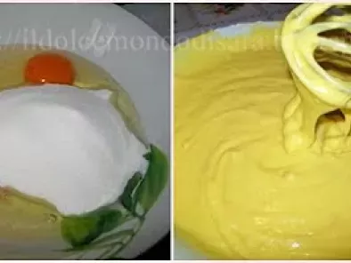 Torta soffice alla crema bianca e marmellata - foto 2