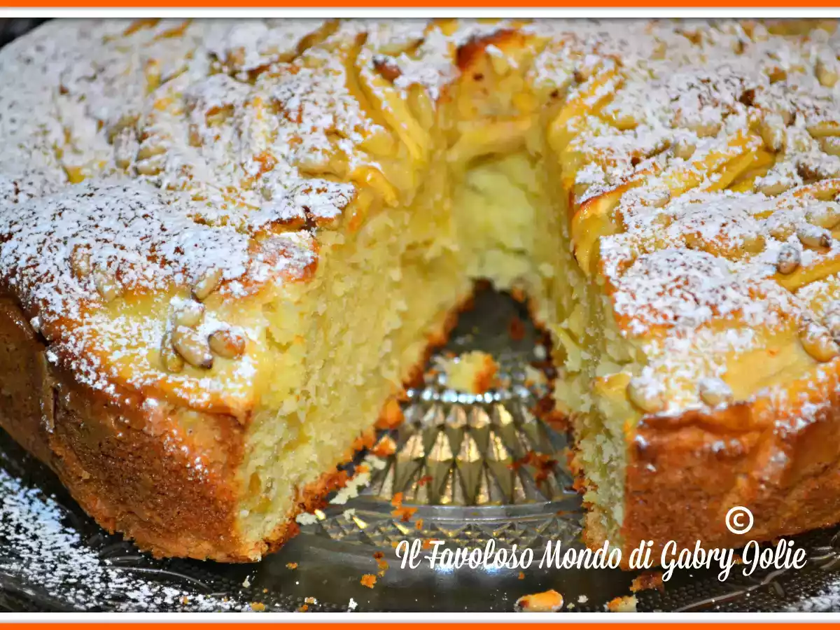 Torta soffice di mele e pinoli Tec-Al