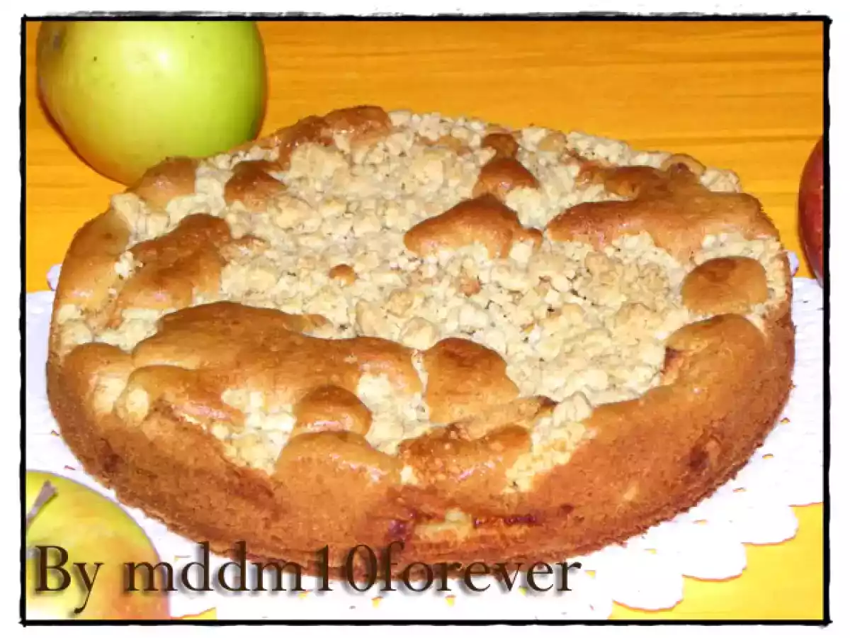 TORTA STREUSEL ALLE MELE