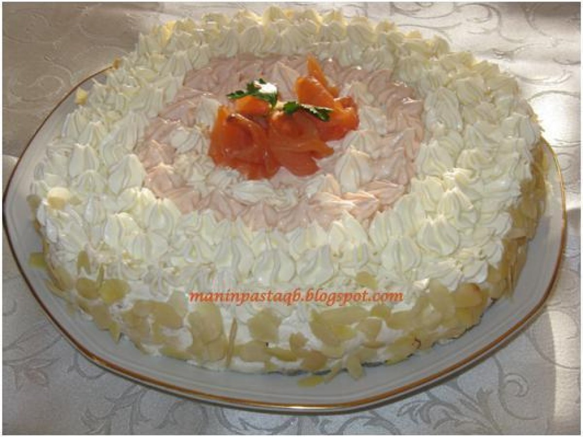 Torta Tramezzino al salmone