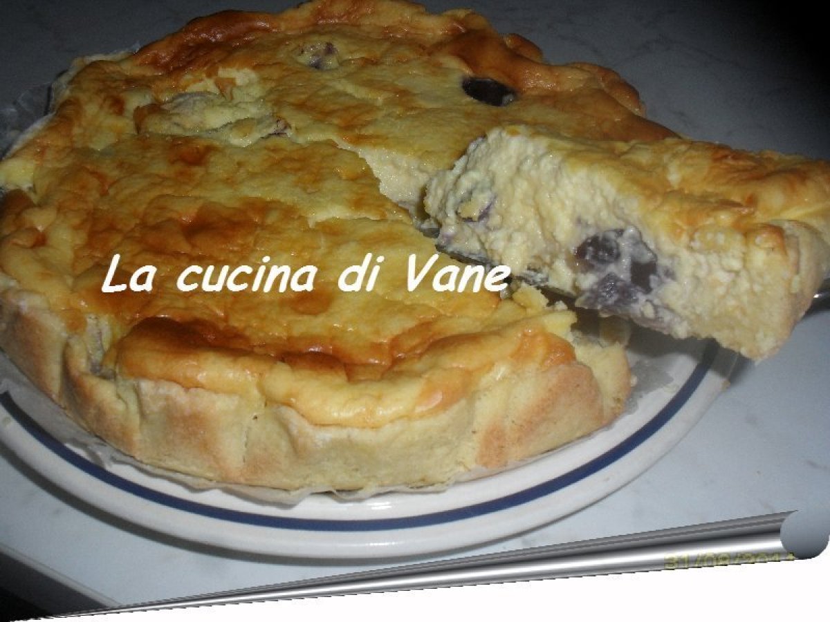 Torta uva e mascarpone