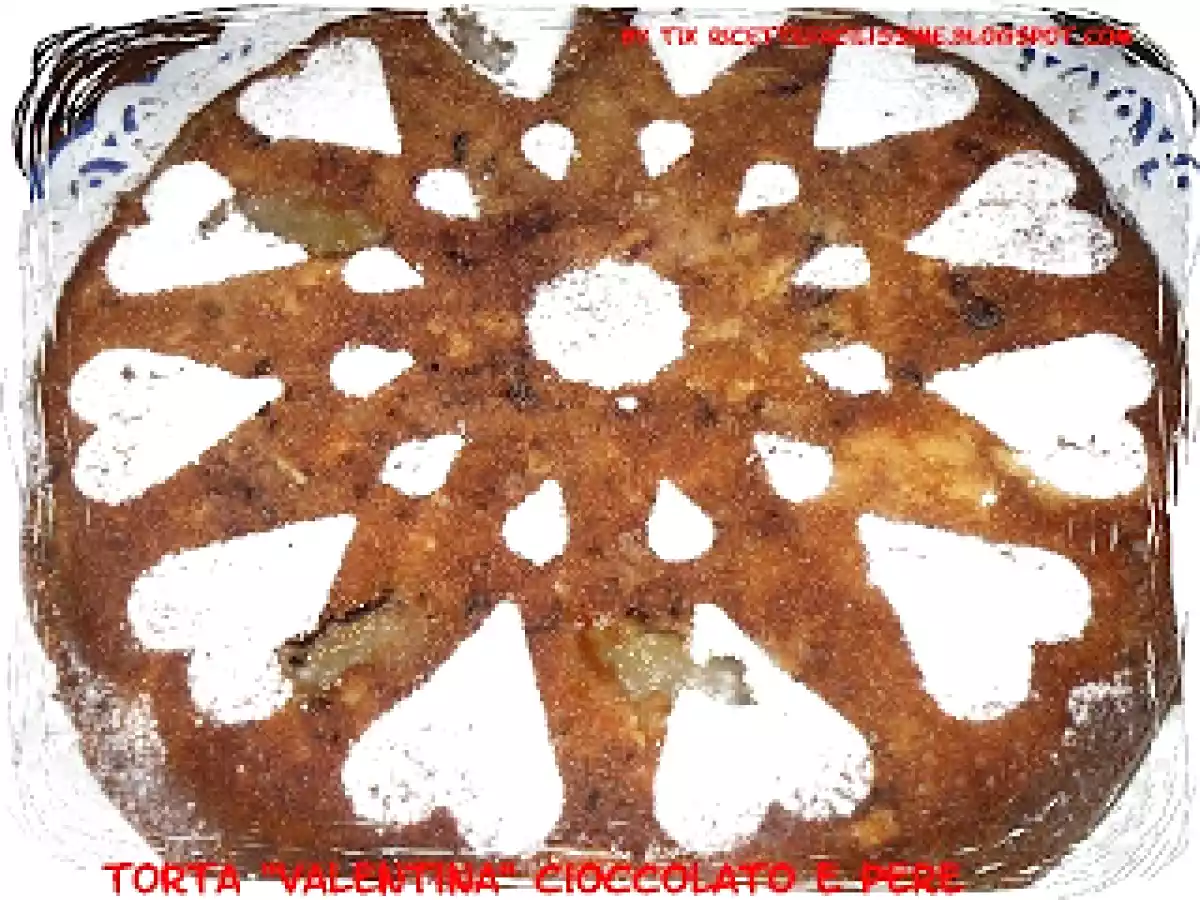 TORTA VALENTINA CIOCCOLATO E PERE - foto 2
