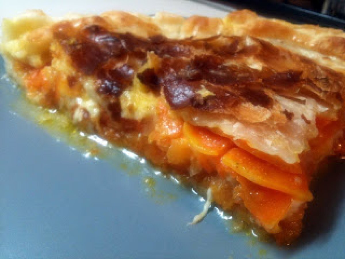Torta zucca e gorgonzola