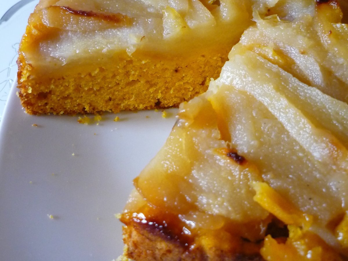 Torta zucca e pere