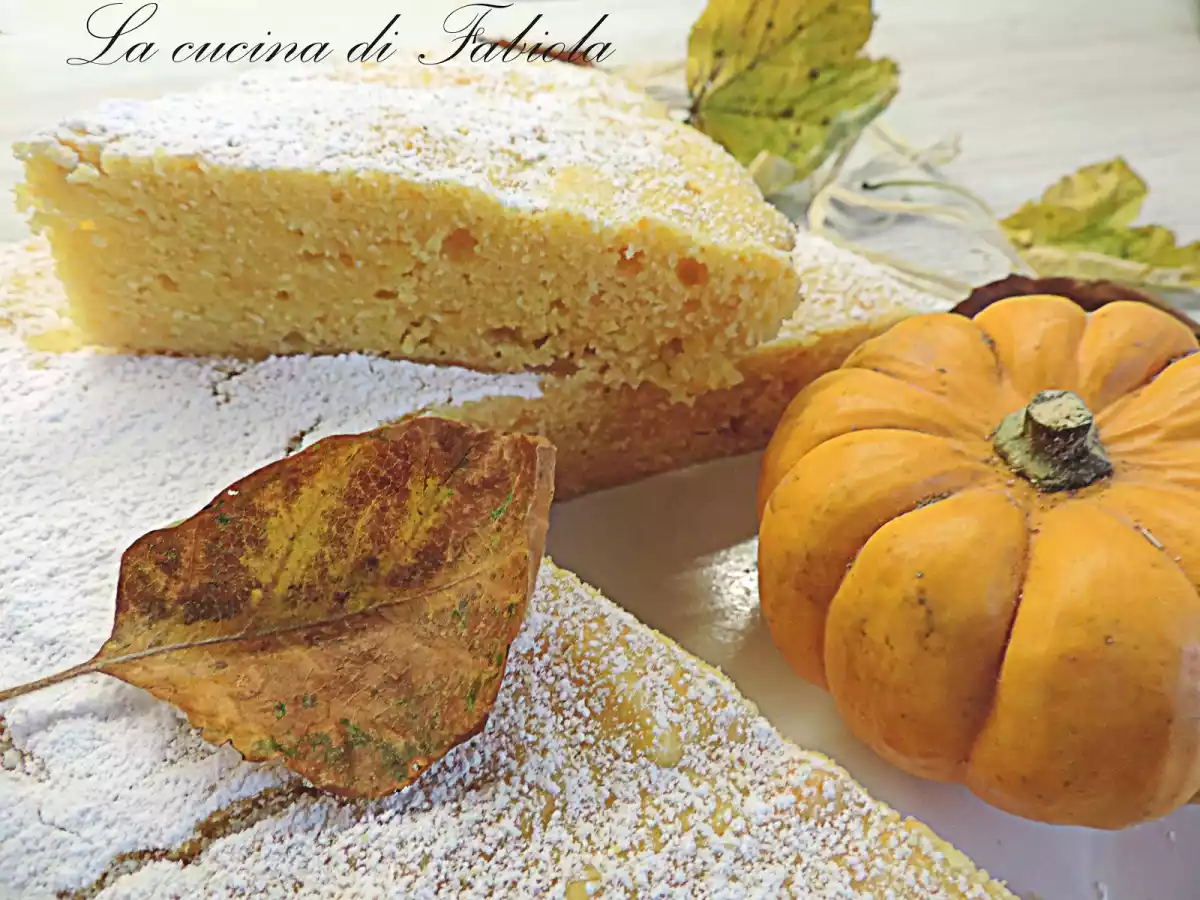 Torta zucca ricotta al microonde (solo 9 minuti di cottura)