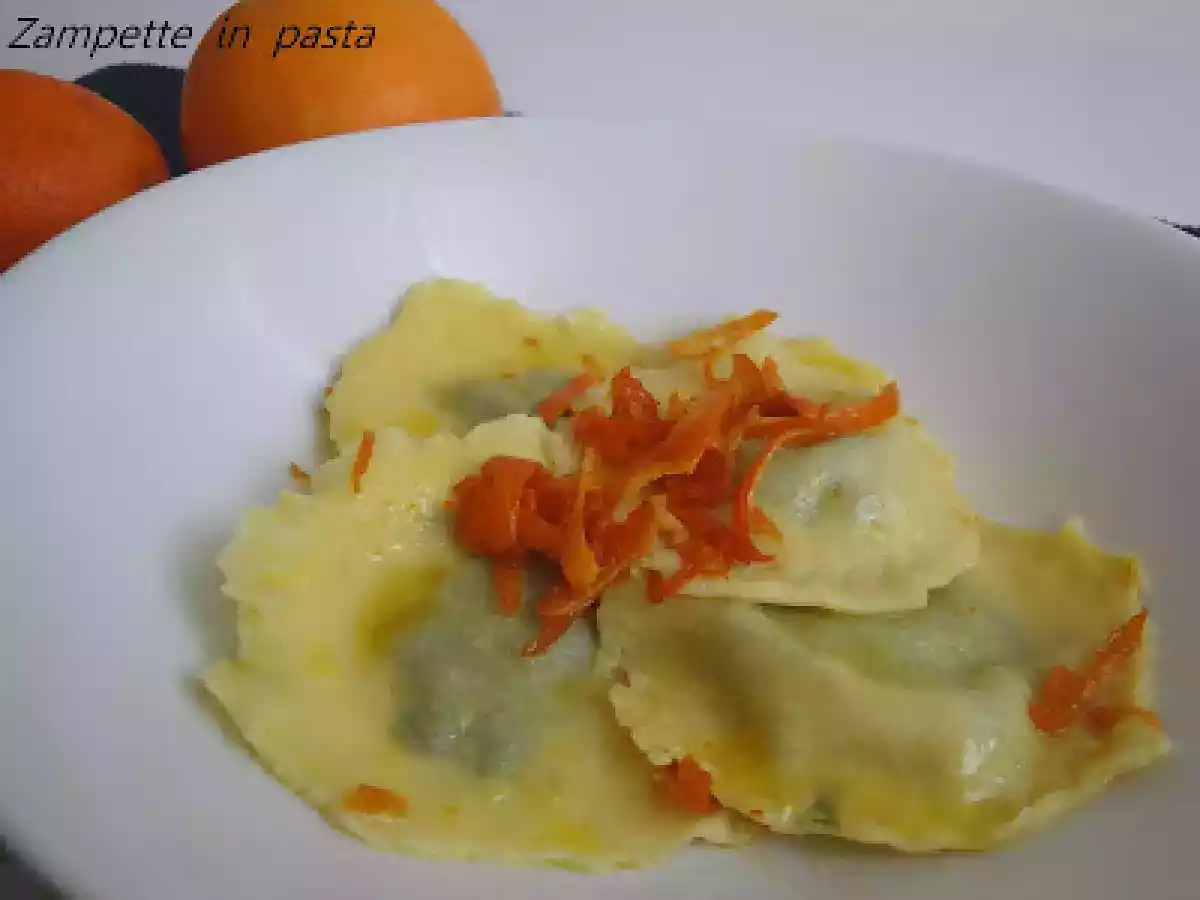 TORTELLI AL PROFUMO DI ARANCIA