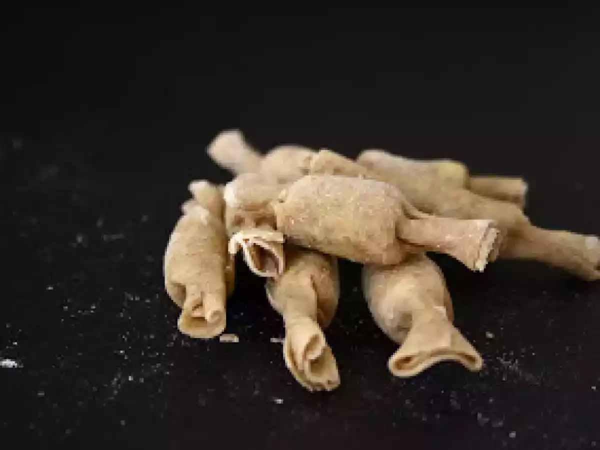 Tortelli integrali di patate dolci con pistacchio di Bronte e pancetta croccante - foto 3