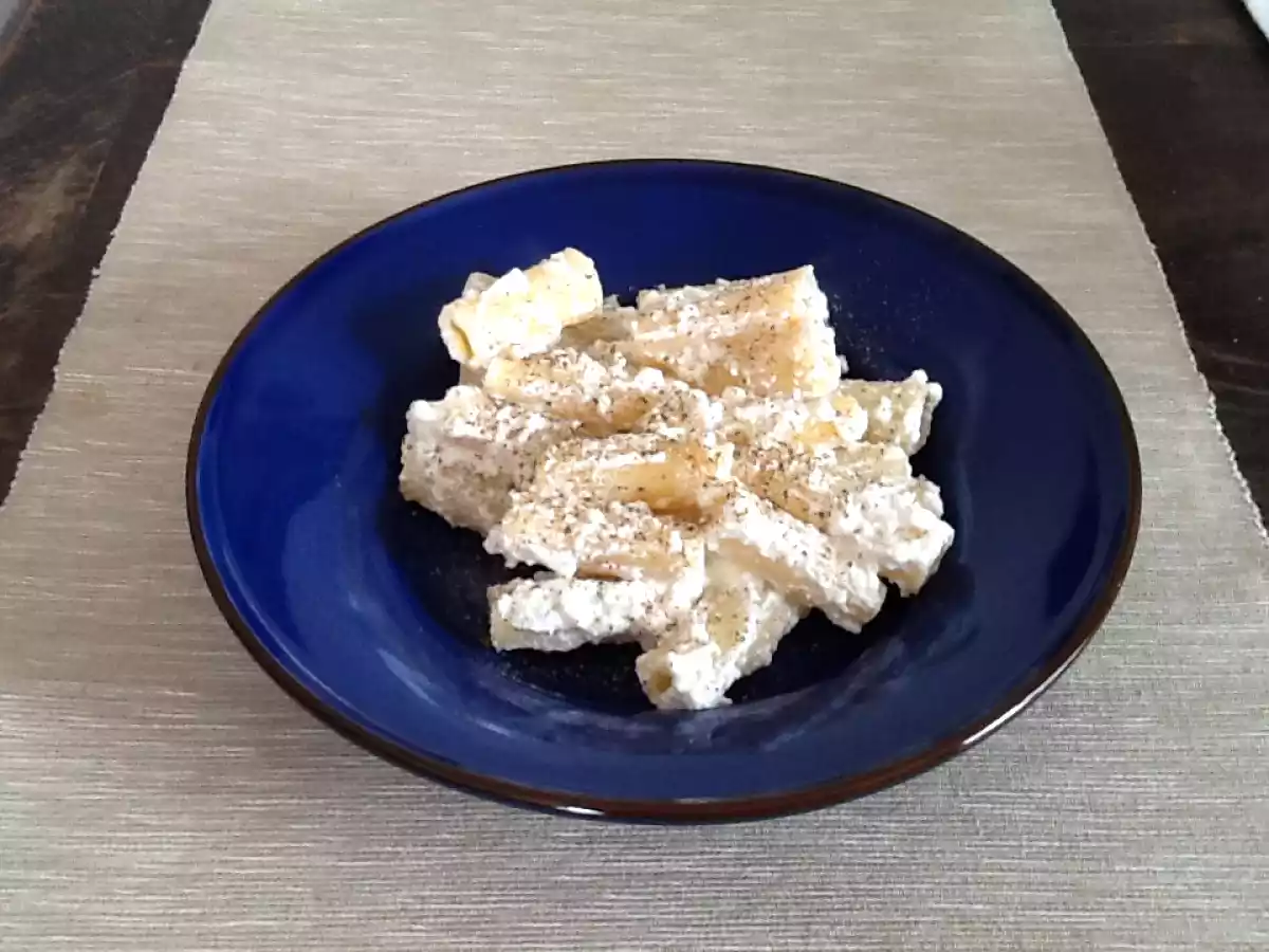 Tortiglioni alla ricotta