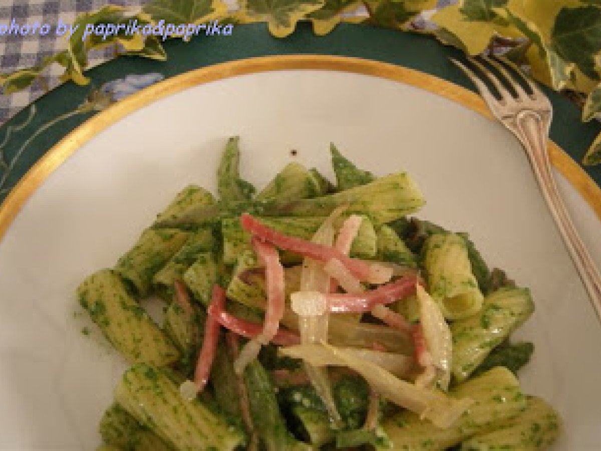 Tortiglioni con sugo di coste e speck - foto 2