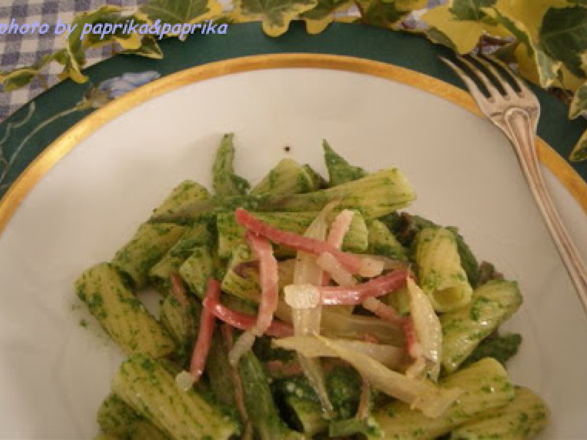 Tortiglioni con sugo di coste e speck - foto 3