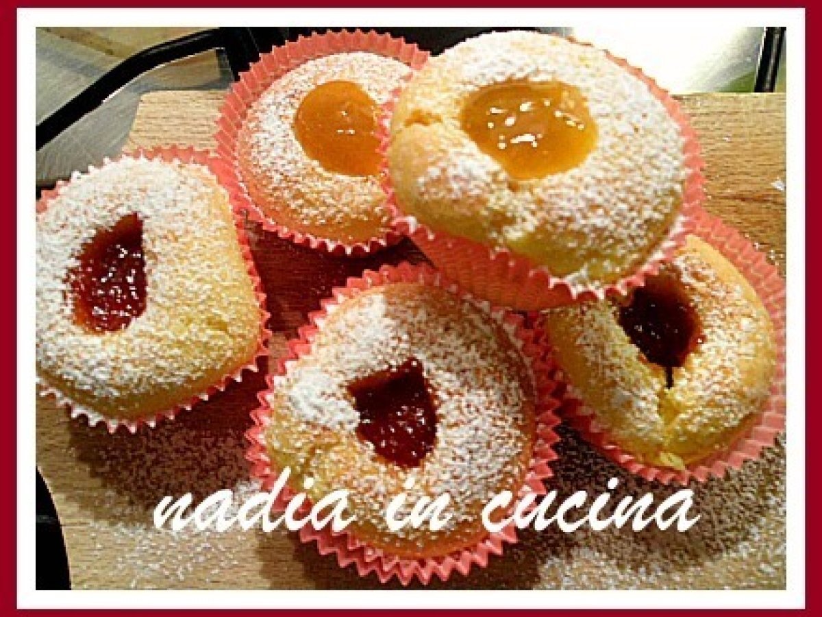 Tortine allo yogurt con marmellata!