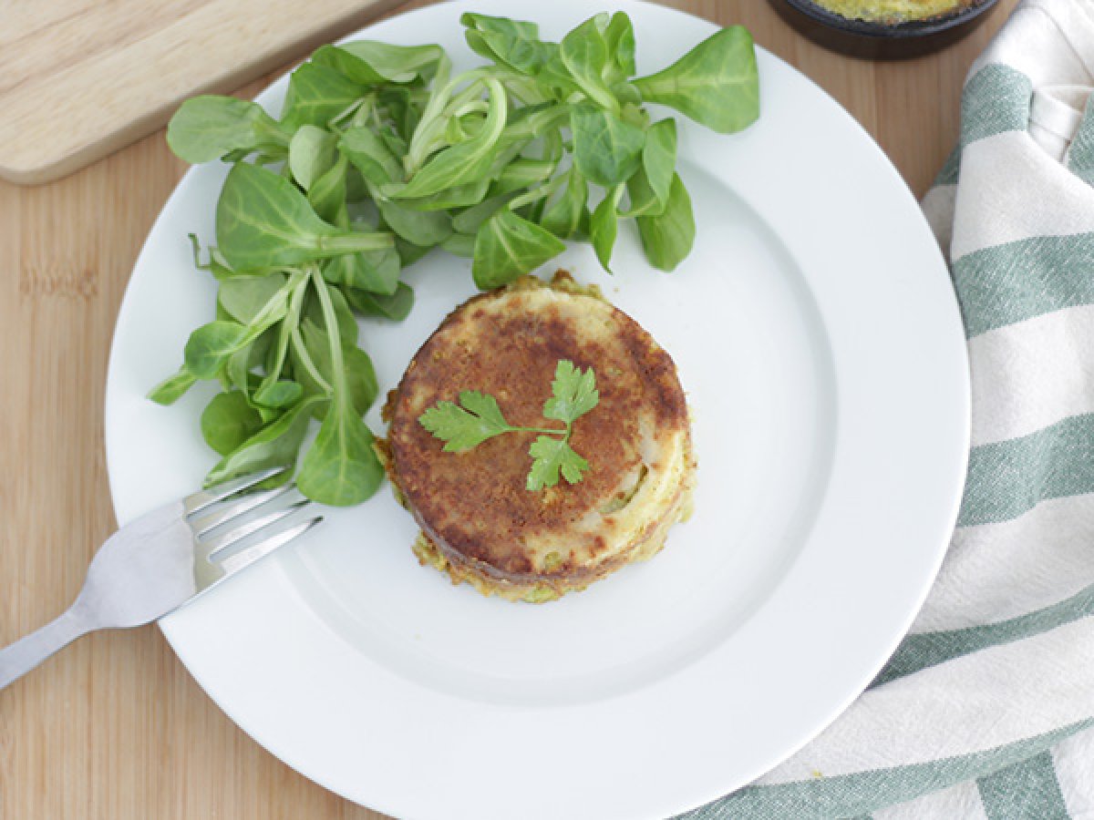 Tortini di zucchine con formaggio - foto 4