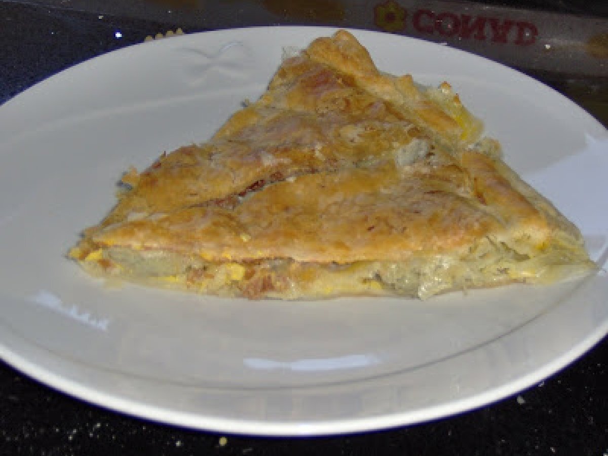 Tortino con carciofi e prosciutto crudo.......e problemi di blog