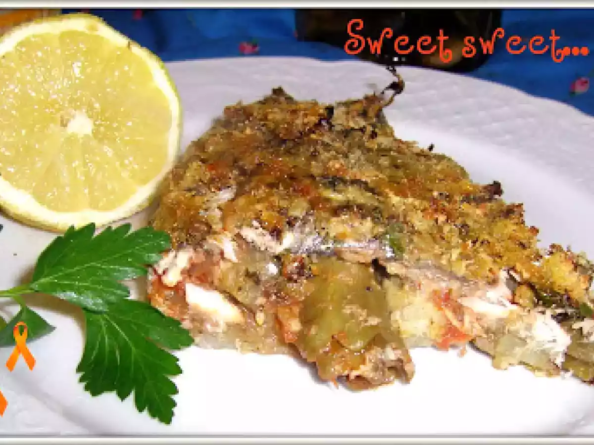 TORTINO DI ALICI, PATATE E CARCIOFI - foto 3