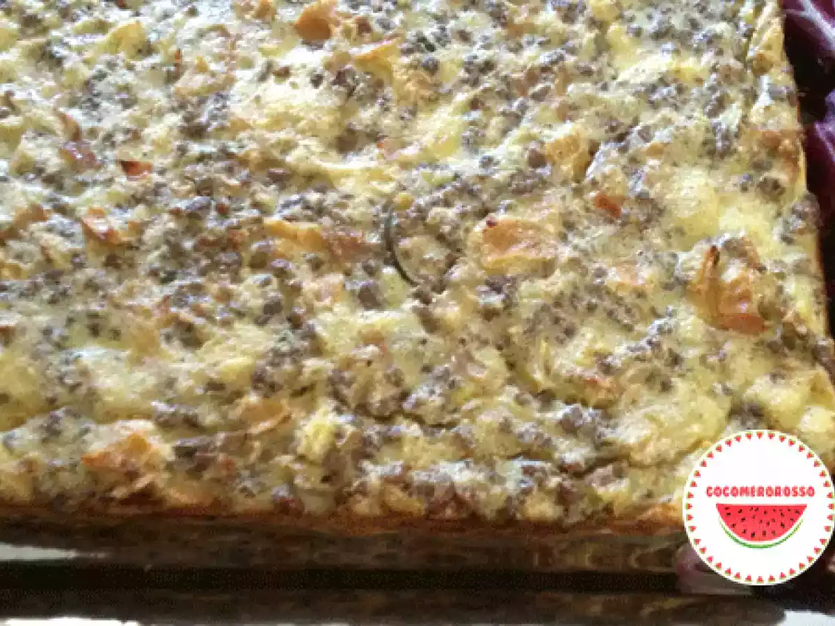 Tortino di carne con mortadella