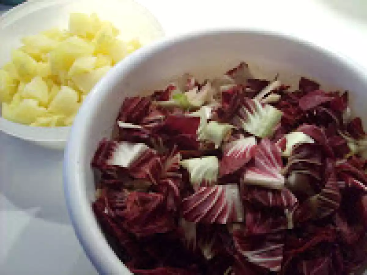 Tortino di patate, radicchio e scamorza - foto 4