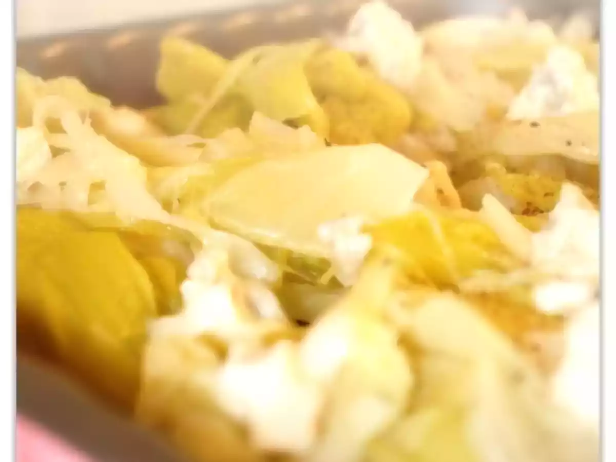 Tortino di polenta ai funghi, con porri e gorgonzola - foto 2